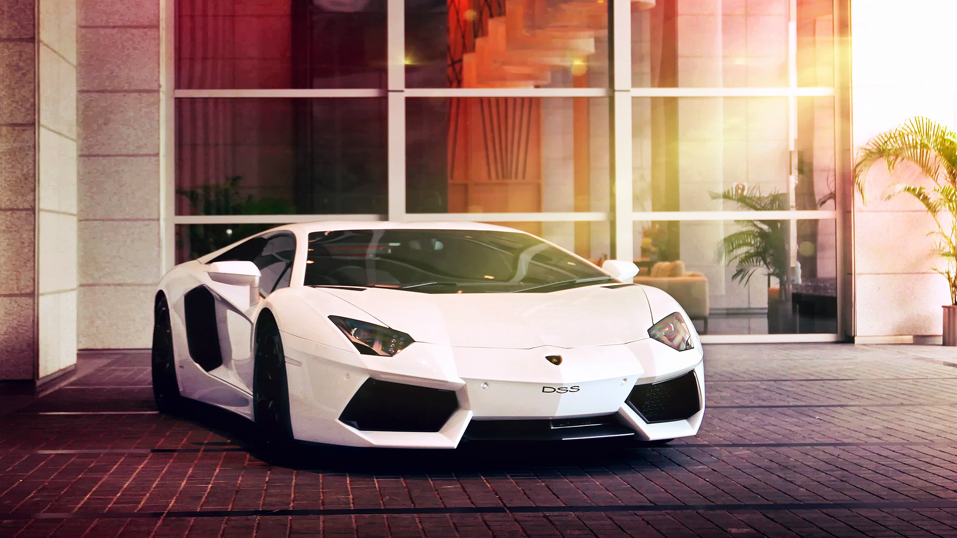 Lamborghini Aventador lp700-4 белая